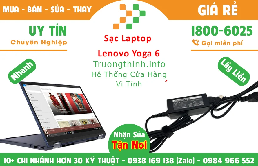 Sạc Laptop Lenovo Yoga 5 Slim 5 Chính Hãng Giá Rẻ