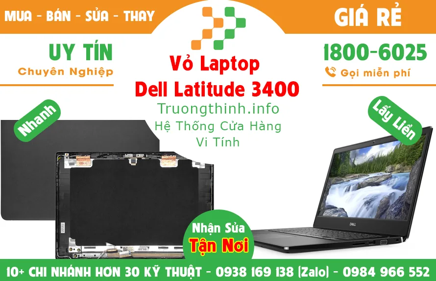 Vỏ Laptop Dell Latitude 3400 Giá Rẻ | Vi Tính Trường Thịnh