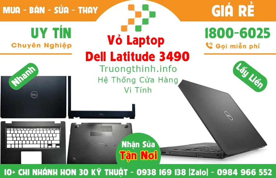 Vỏ Laptop Dell Latitude 3490 Giá Rẻ | Vi Tính Trường Thịnh