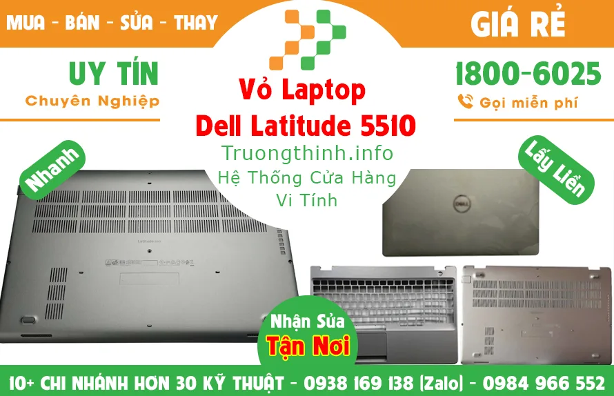 Vỏ Laptop Dell Latitude 5510 Giá Rẻ | Vi Tính Trường Thịnh