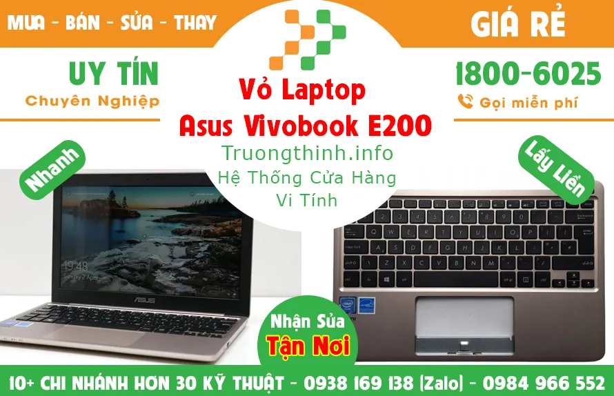 Vỏ Laptop Asus Vivobook E200 Giá Rẻ | Vi Tính Trường Thịnh