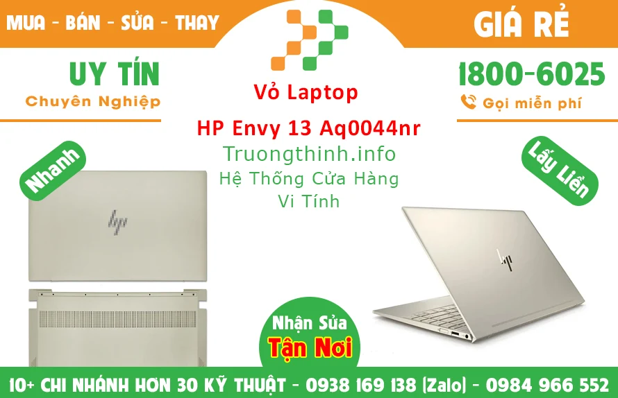 Thay Vỏ Laptop HP Envy 13 Aq0044nr