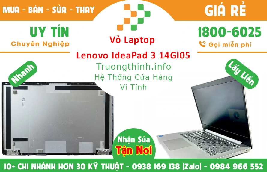 Vỏ Laptop Lenovo Ideapad 3 14Gl05