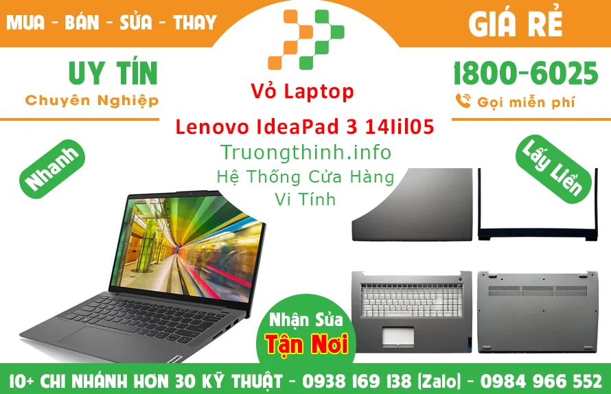 Vỏ Laptop Lenovo Ideapad 3 14Iil05