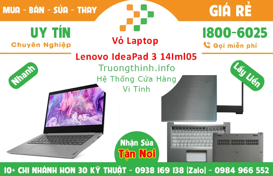 Vỏ Laptop Lenovo Ideapad 3 14Iml05