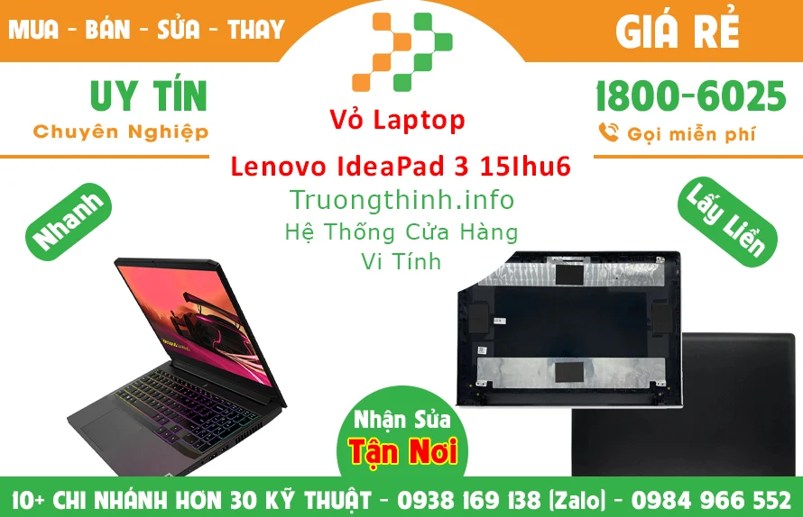 Vỏ Laptop Lenovo Ideapad 3 15Ihu6