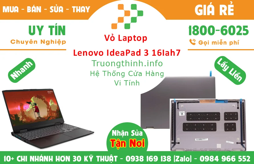 Vỏ Laptop Lenovo Ideapad 3 16Iah7