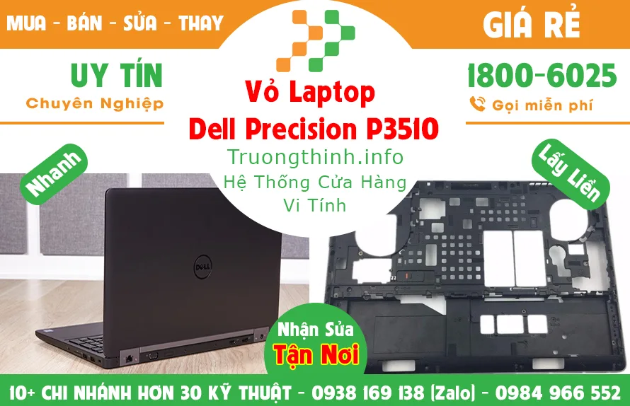 Vỏ Laptop Dell Precision P3510 Giá Rẻ | Vi Tính Trường Thịnh