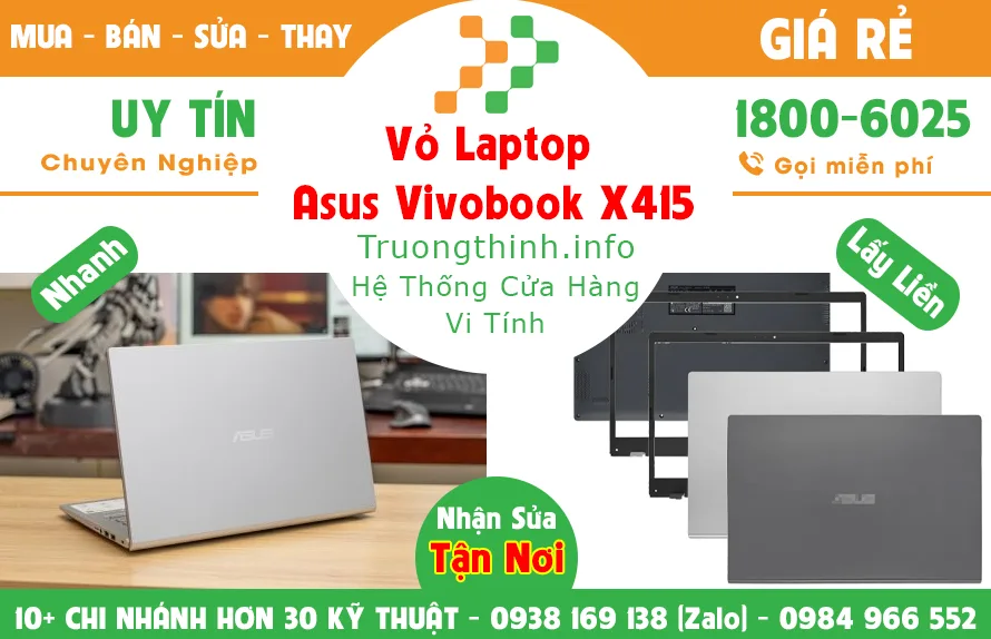 Vỏ Laptop Asus Vivobook X415 Giá Rẻ | Vi Tính Trường Thịnh