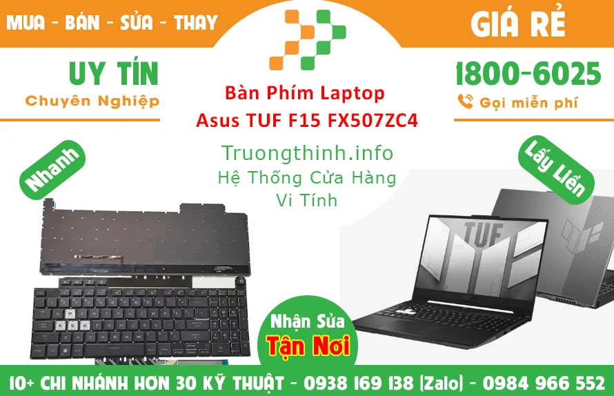 Bàn Phím Asus TUF F15 FX507ZC4 Chính Hãng