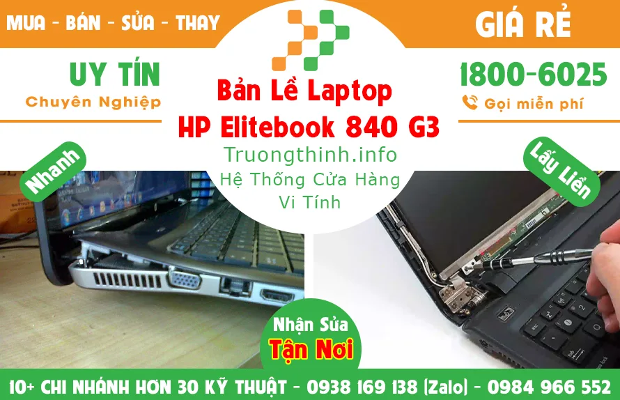 Bản Lề Laptop Hp Elitebook 840 G3 Giá Rẻ | Vi Tính Trường Thịnh