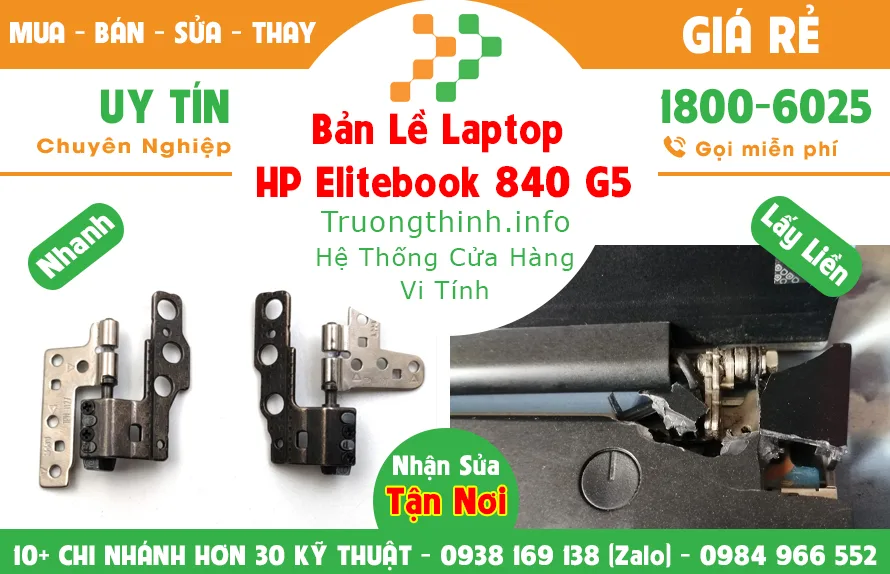 Bản Lề Laptop Hp Elitebook 840 G5 Giá Rẻ | Vi Tính Trường Thịnh