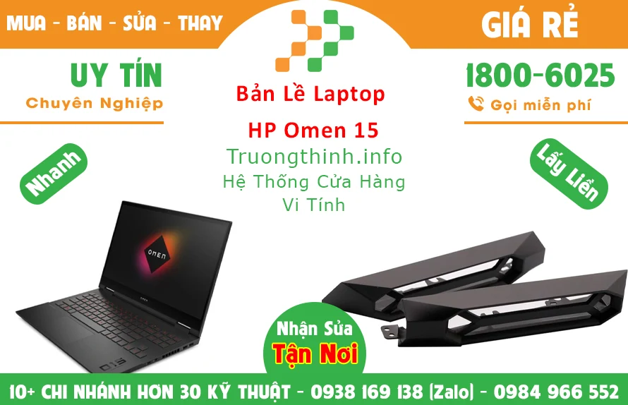 Thay Bản lề Laptop Hp Omen 15