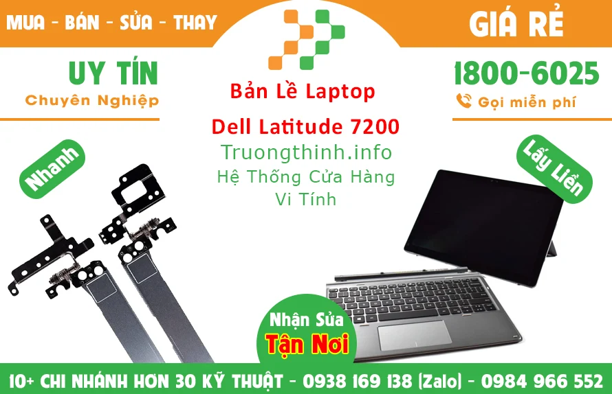 Bán Bản lề Laptop Dell latitude 7200 giá rẻ