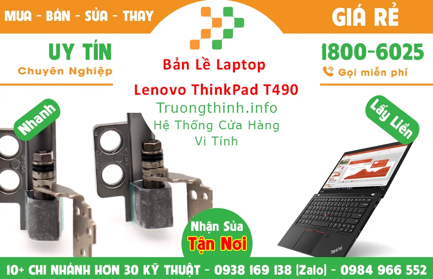 Thay Bản lề Laptop Lenovo ThinkPad T490