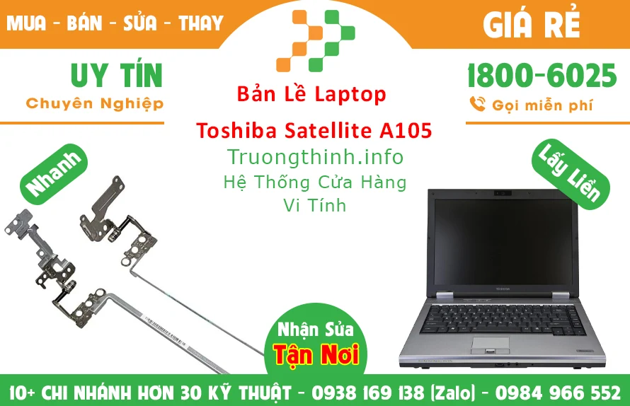 Bán Bản lề Laptop Toshiba Satellite A105 TPHCM