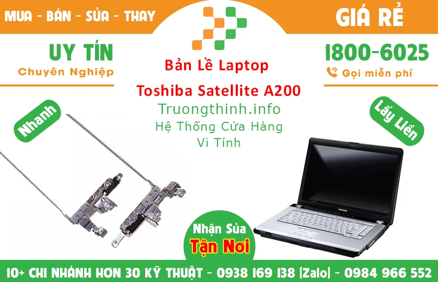 Bán Bản lề Laptop Toshiba Satellite A200 TPHCM