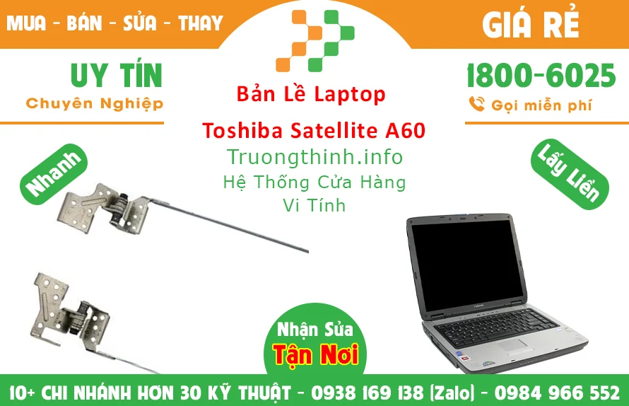 Bán Bản lề Laptop Toshiba Satellite A60 TPHCM