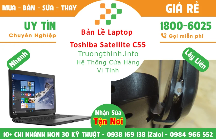 Bán Bản lề Laptop Toshiba Satellite C55 TPHCM