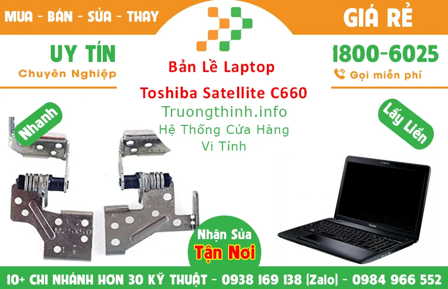 Bán Bản lề Laptop Toshiba Satellite C660 TPHCM