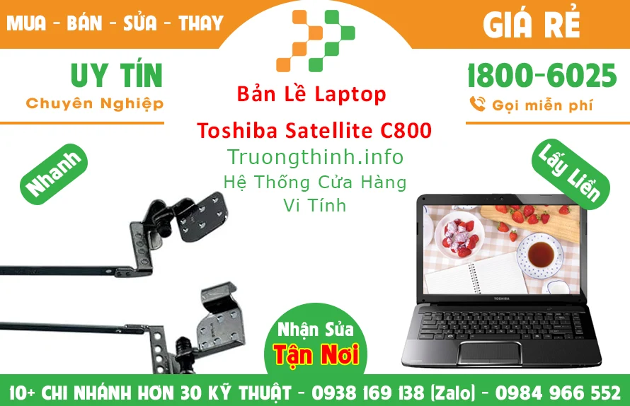 Bán Bản lề Laptop Toshiba Satellite C800 TPHCM