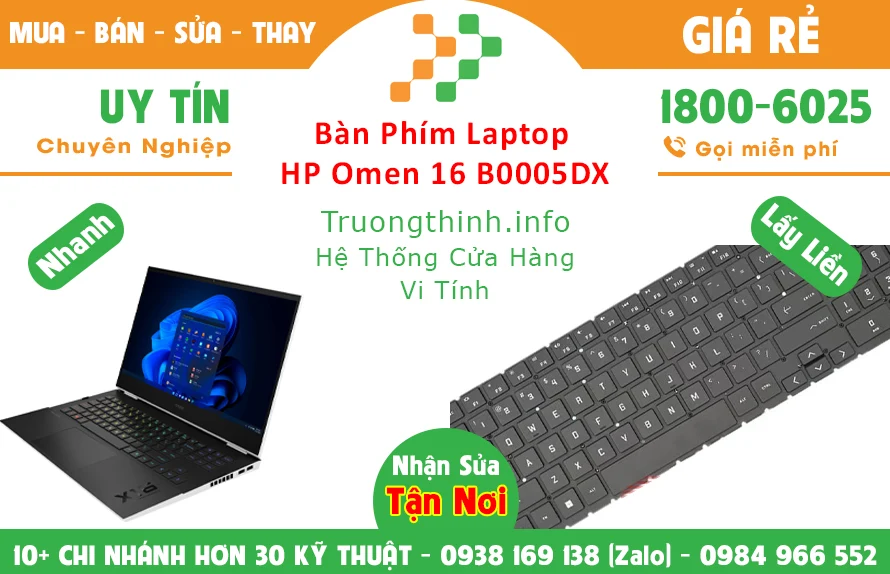 Bán Bàn Phím Laptop Hp Omen 16 B0005DX Chính Hãng Giá Rẻ