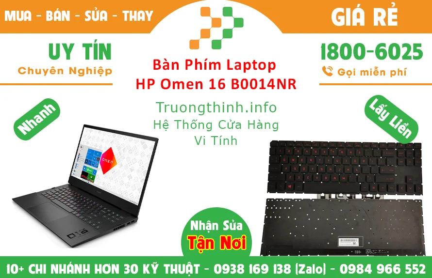 Bán Bàn Phím Laptop Hp Omen 16 B0014NR Chính Hãng Giá Rẻ