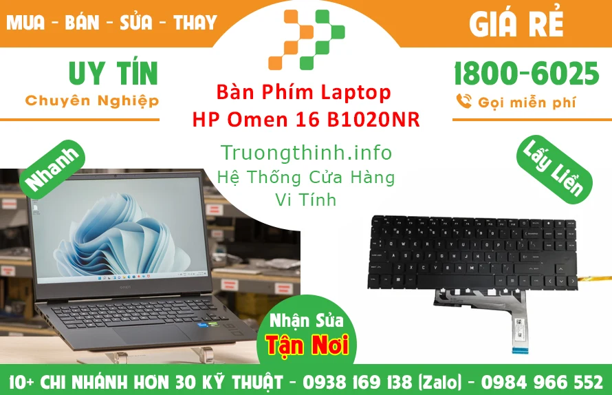 Bán Bàn Phím Laptop Hp Omen 16 B1020NR Chính Hãng Giá Rẻ