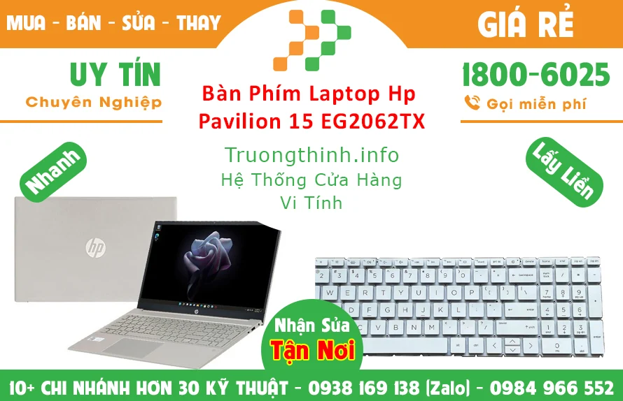 Bán Bàn Phím Laptop Hp Pavilion 15 EG2062TX Chính Hãng Giá Rẻ