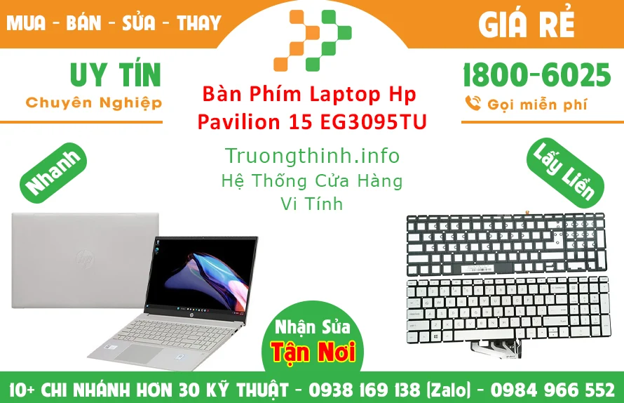 Bán Bàn Phím Laptop Hp Pavilion 15 EG3095TU Chính Hãng Giá Rẻ