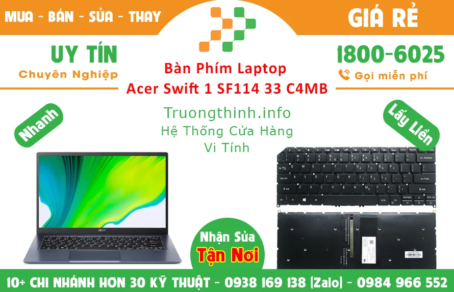 Bán Bàn Phím Laptop Acer Swift 1 SF114 34 C4MB Chính Hãng Giá Rẻ