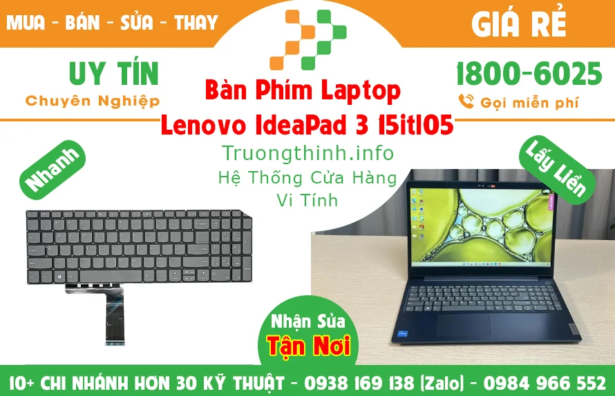 Bán Bàn Phím Laptop Lenovo Ideapad 3 Chính Hãng Giá Rẻ