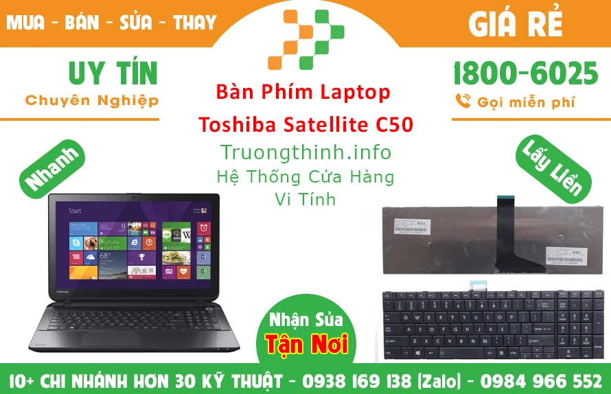 Tại sao nên sử dụng bán bàn phím laptop toshiba Trường Thịnh Group