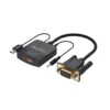 Cáp Chuyển Vga Sang Hdmi Audio Kèm Nguồn Phụ Veggieg V-Z618