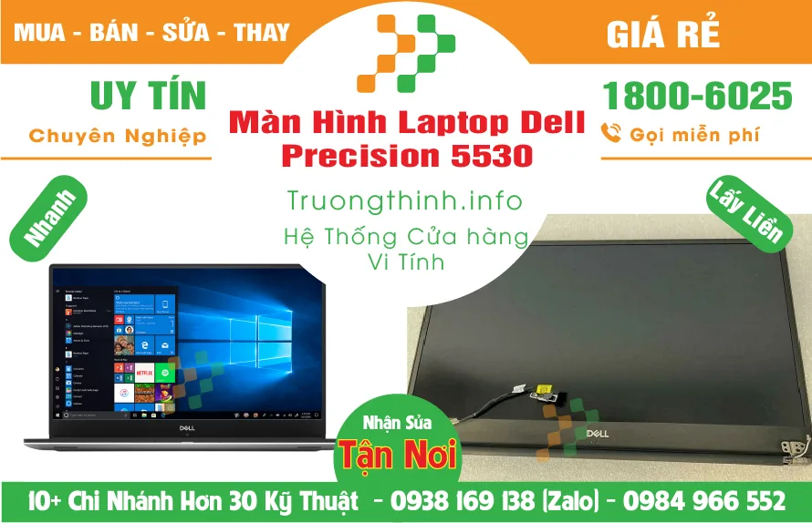 Màn Hình Laptop Dell Precision 5530 Giá Rẻ - Vi Tính Trường Trịnh