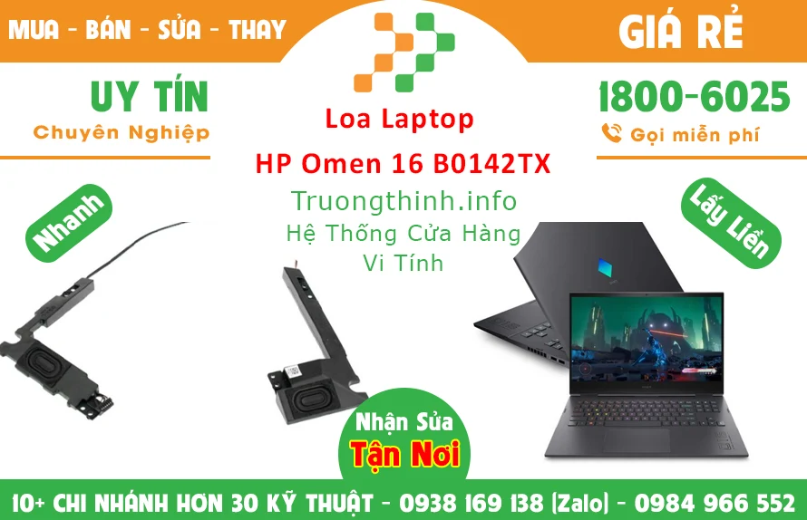 Bán Loa Laptop HP Omen 16 B0142TX