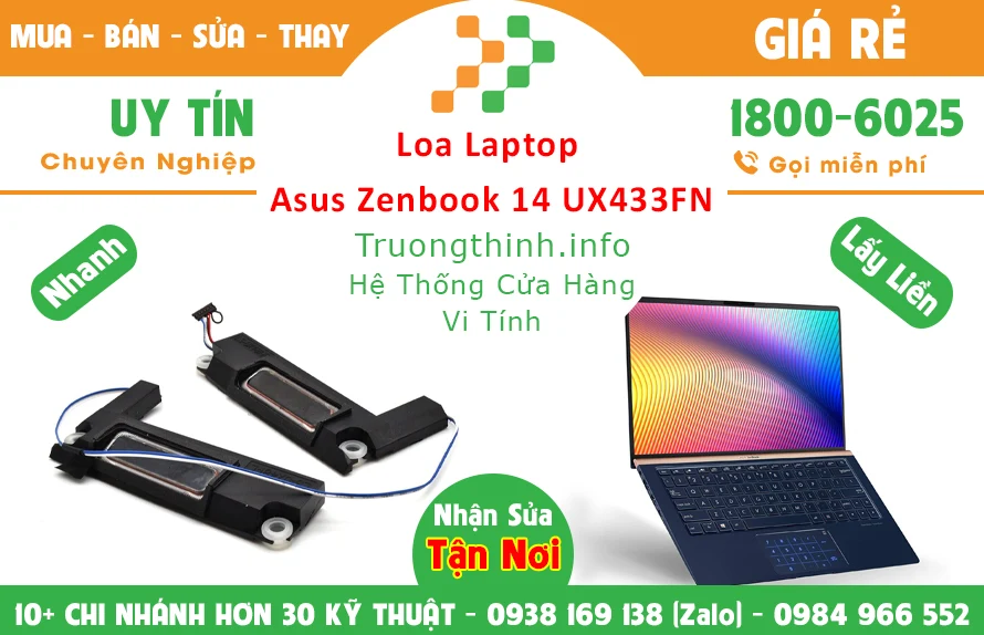 Loa Laptop Asus Zenbook 14 UX433FN Chính Hãng