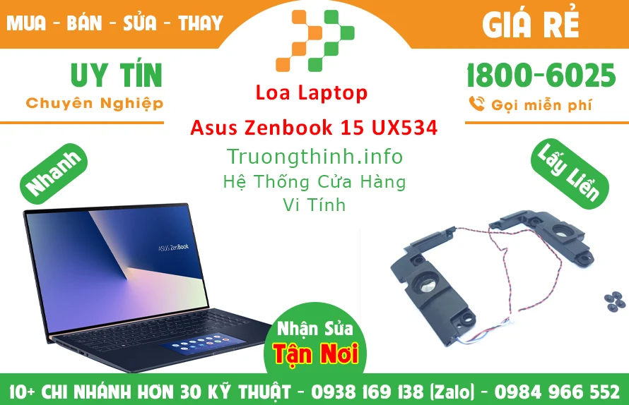 Loa Laptop Asus Zenbook 15 UX534 Chính Hãng