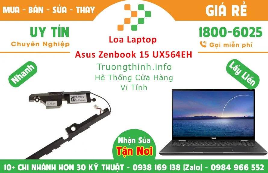 Loa Laptop Asus Zenbook 15 UX564EH Chính Hãng