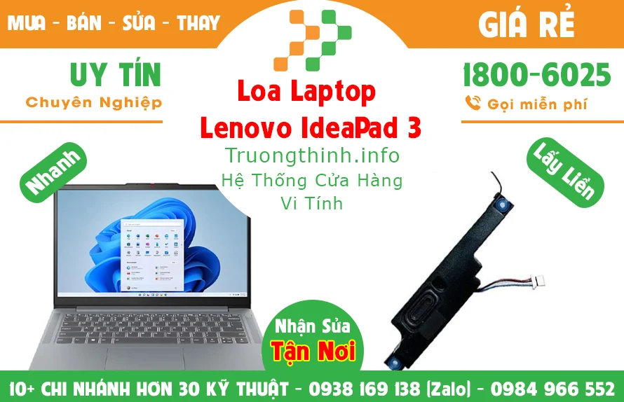 Thay Loa Laptop Lenovo Ideapad 3