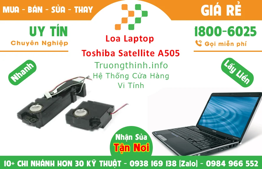 Loa Laptop Toshiba Satellite A505 Chính Hãng