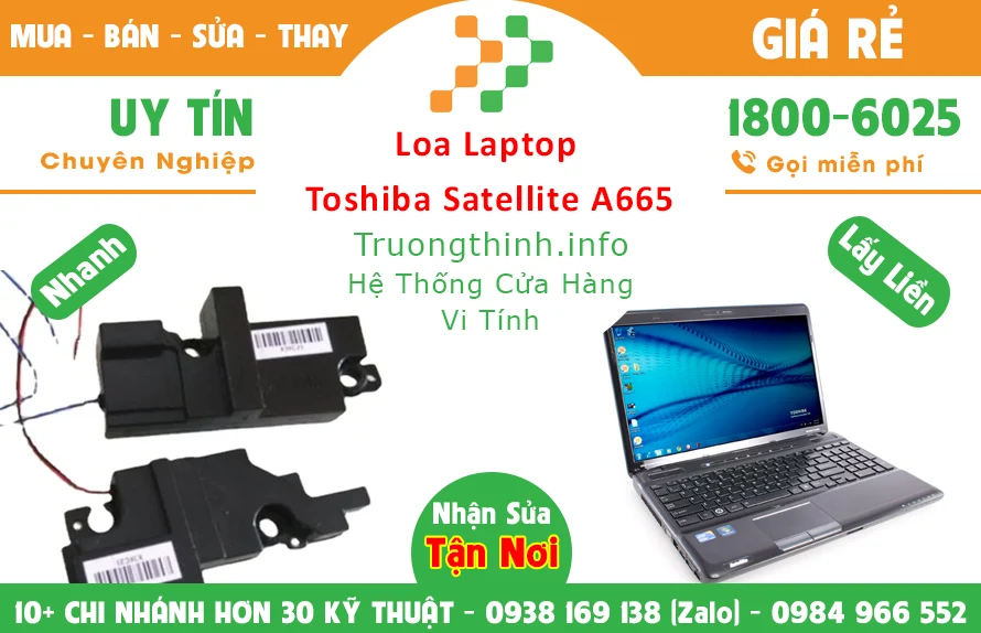 Loa Laptop Toshiba Satellite A665 Chính Hãng