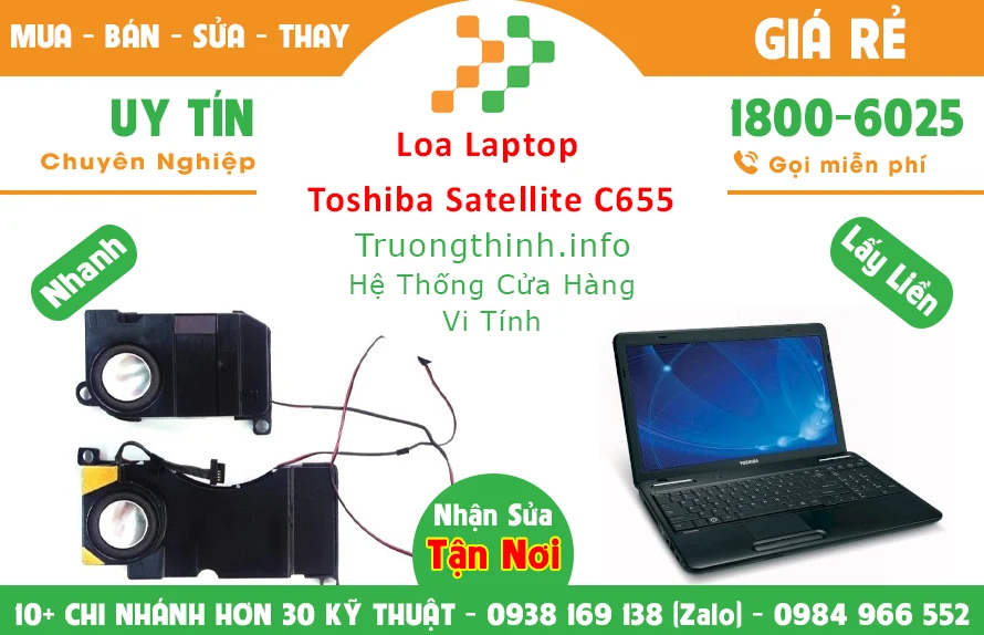 Loa Laptop Toshiba Satellite C655 Chính Hãng