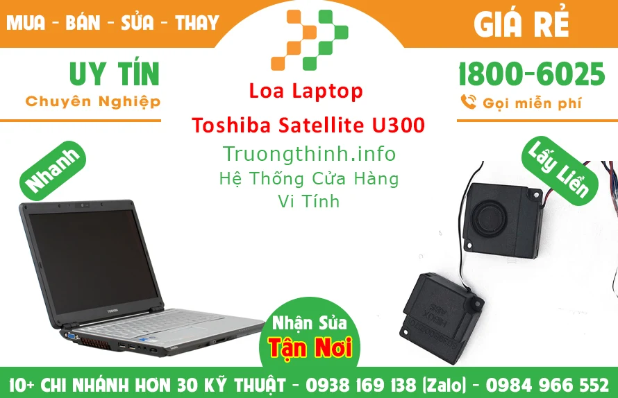 Loa Laptop Toshiba Satellite U300 Chính Hãng