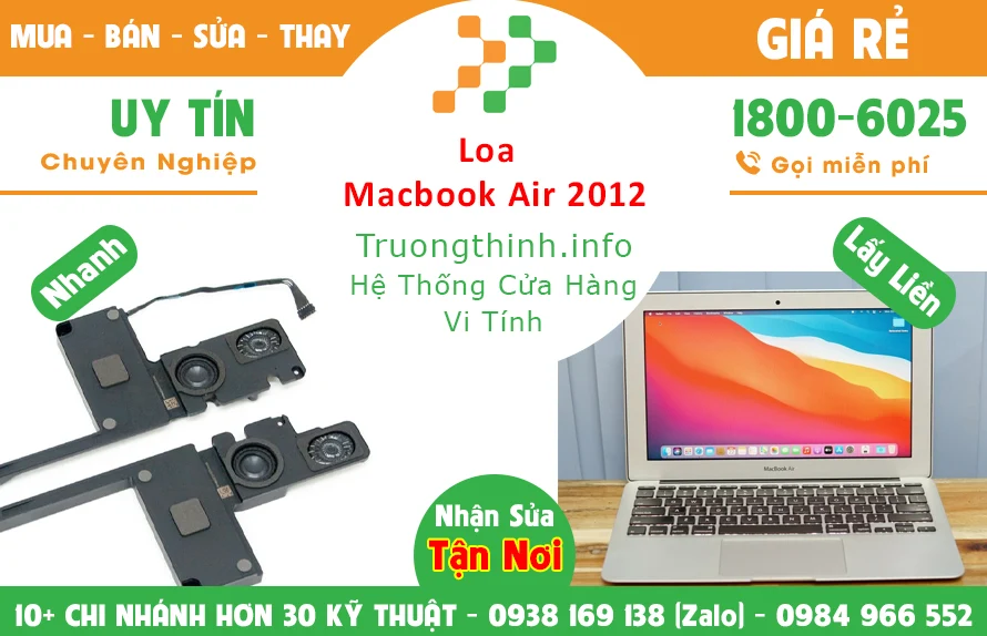 Địa Chỉ Bán Loa Macbook Air 2012