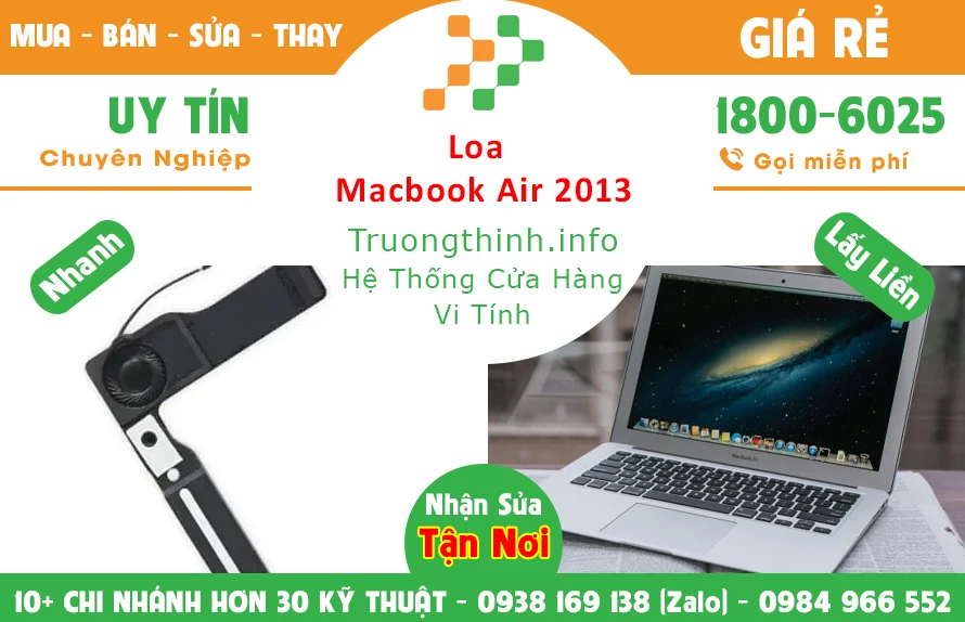 Địa Chỉ Bán Loa Macbook Air 2013