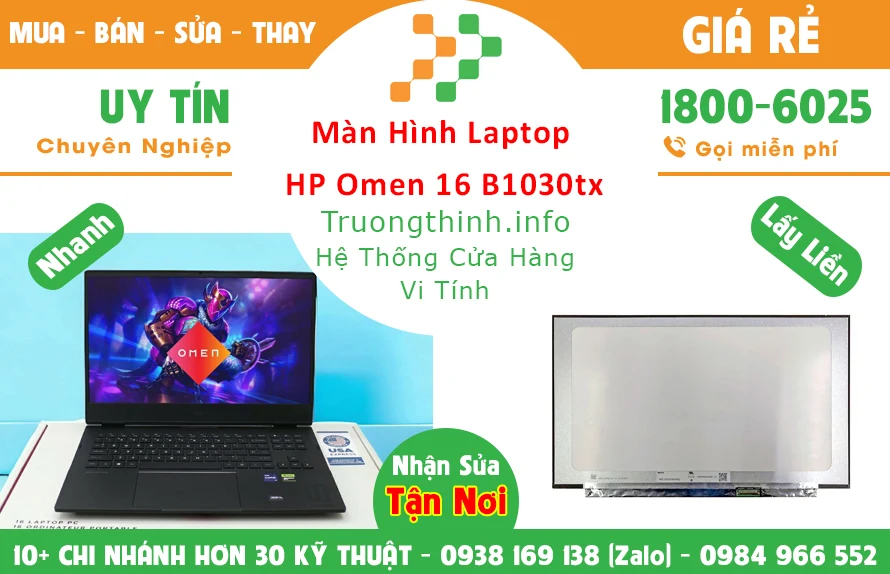 Màn Hình Laptop HP Omen 16 B1030tx Chính Hãng Giá Rẻ