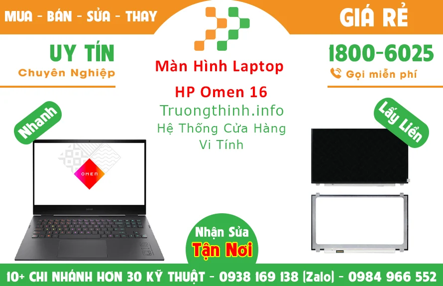 Màn Hình Laptop HP Omen 16 Chính Hãng Giá Rẻ