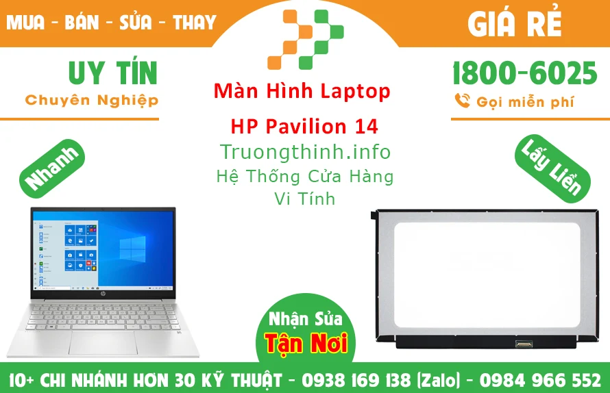 Màn Hình Laptop HP Pavilion 14 Chính Hãng Giá Rẻ