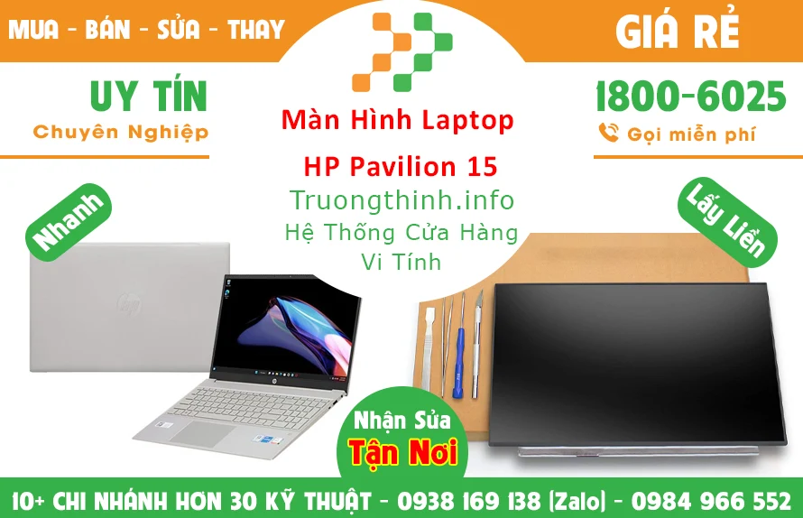 Màn Hình Laptop HP Pavilion 15 Chính Hãng Giá Rẻ